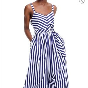 Jcrew Striped Maxi Dress